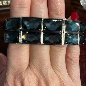 Stretch bracelet with blue accents. New with tags. Peter Nygard